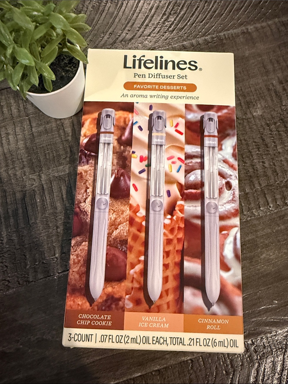 Pen Diffuser Set - 3-Pack Dessert Scented Pens - New!!